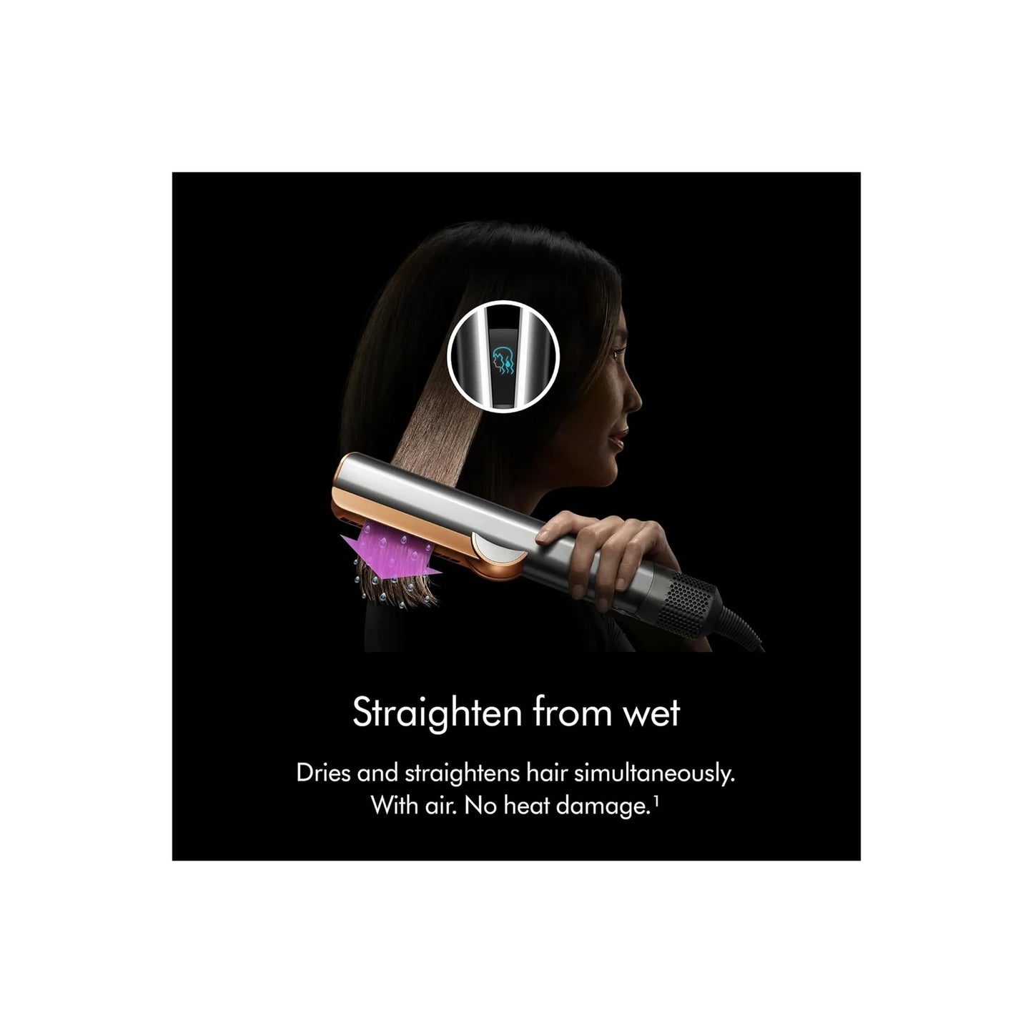 Dyson Airstrait straightener Jasper Plum