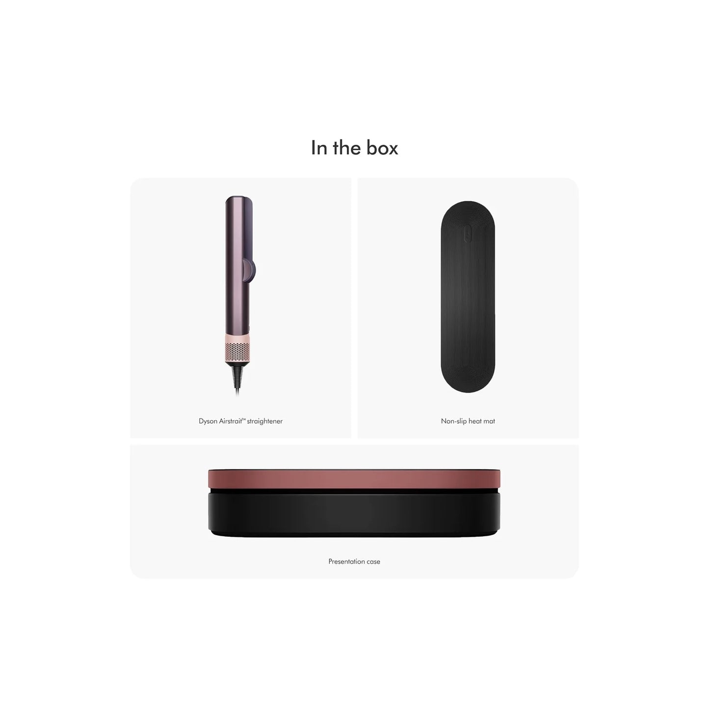 Dyson Airstrait straightener Jasper Plum