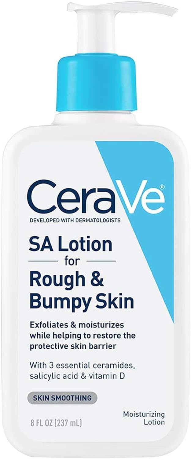 CeraVe SA Lotion 8 oz – Exfoliating Moisturizer for Rough, Bumpy Skin