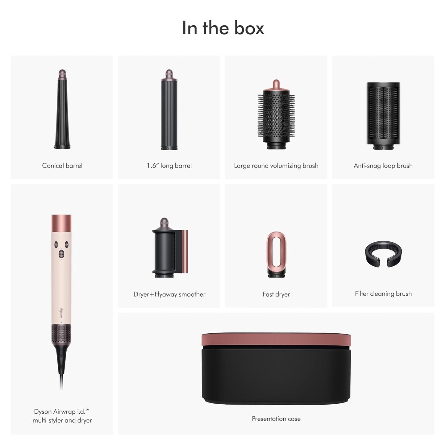 Dyson Airwrap complete long - special edition for straight & wavy hair | Rose Gold