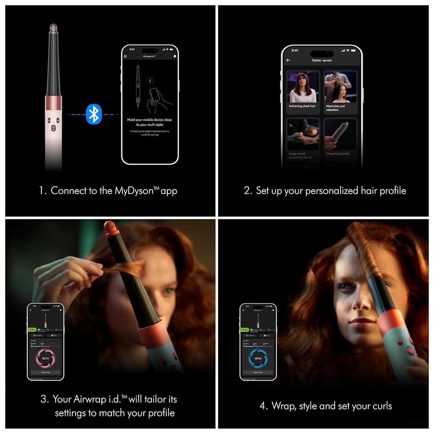 Dyson Airwrap complete long - special edition for straight & wavy hair | Rose Gold