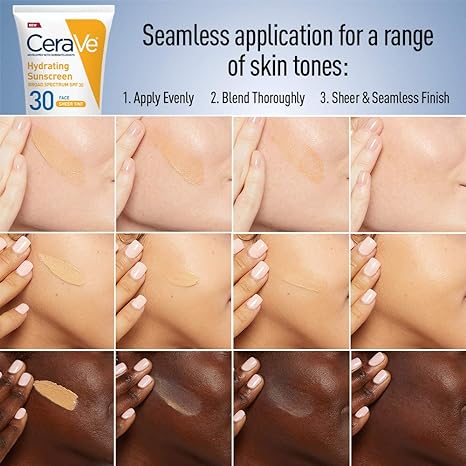 CeraVe Hydrating Mineral Sunscreen SPF 30 Tinted 1.7 oz