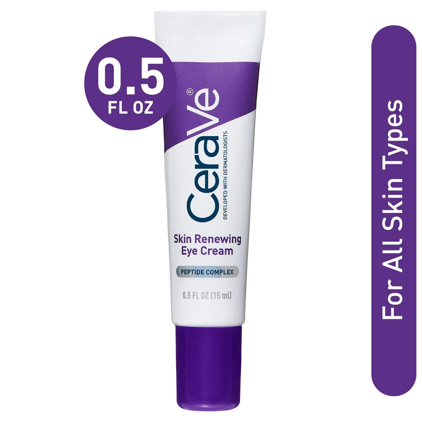 CeraVe Skin Renewing Eye Cream 0.5 oz – Anti-Aging & Hydrating