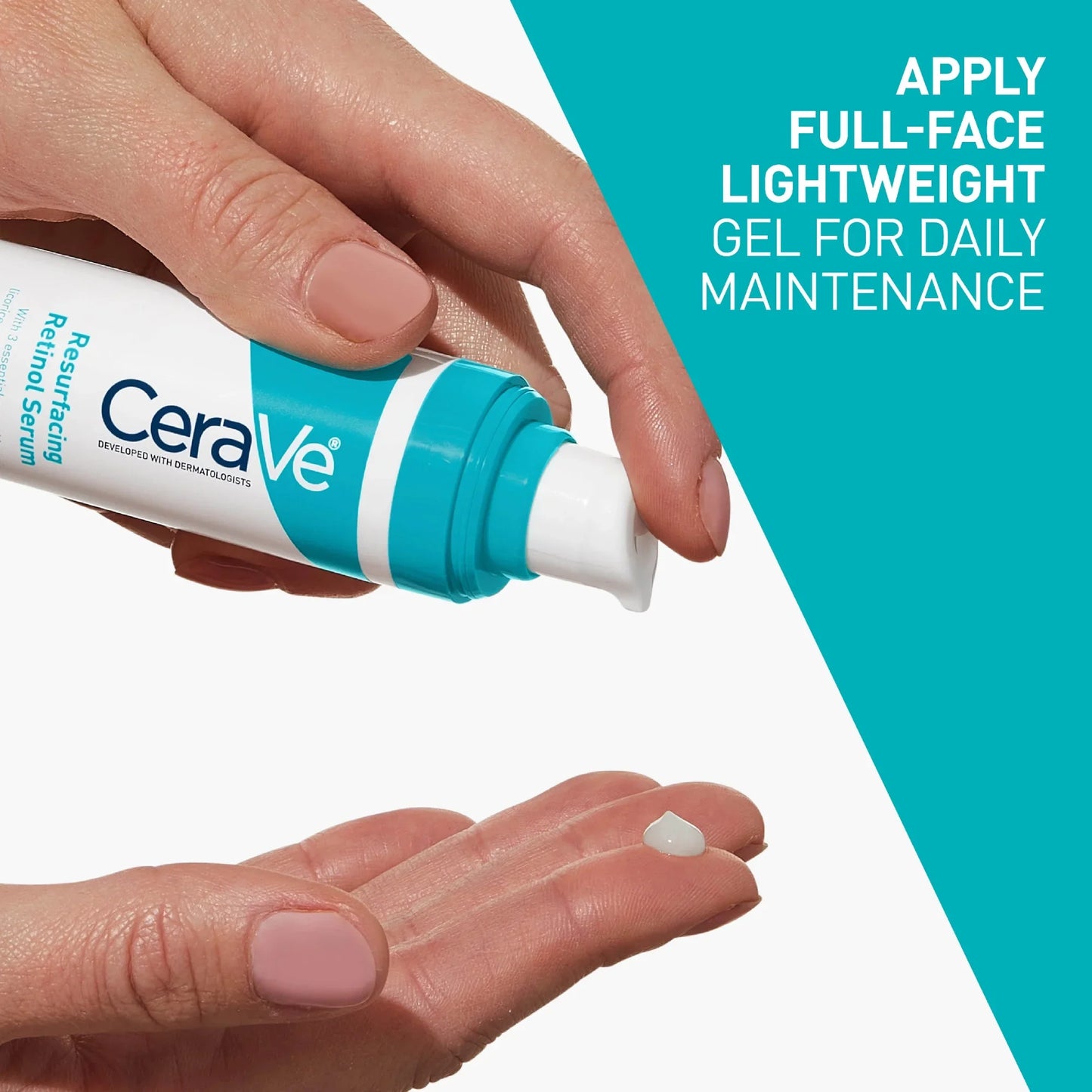 CeraVe Resurfacing Retinol Serum 1 oz – Smooths Skin Tone & Texture